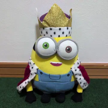 봉제 인형_미니언_왕관 포함 약 30cm