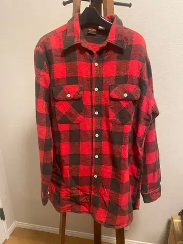 BIG YANK 빨검 체크 플란넬 셔츠