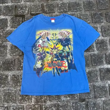 하나뿐인 00s 유희왕 Yu-Gi-Oh! 빅 사이즈 프린트 티셔츠