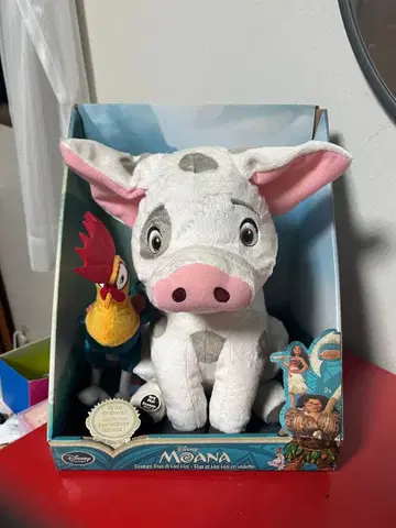 모아나 푸아 봉제 인형 해외산 말하는 봉제 인형 미개봉