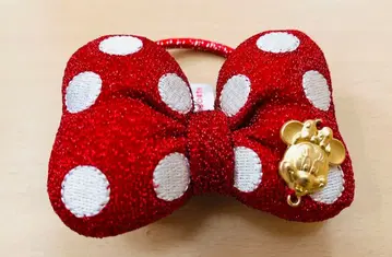 미니 리본 헤어 액세서리 클립 디즈니 머리끈