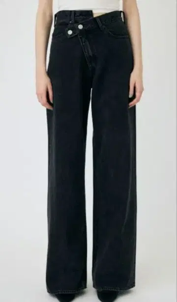 MOUSSY CROSS WAIST WIDE STRAIGHT size0