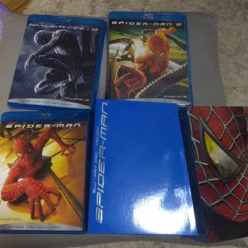스파이더맨 1-3 블루레이 박스 세트