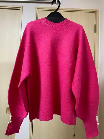 야마다야 MEDOC 펄 장식 니트 스콧 클럽