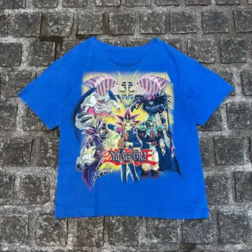 하나뿐인 00s 유희왕 Yu-Gi-Oh! 빅 사이즈 프린트 티셔츠