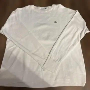 즉시 구매 LACOSTE 화이트 트레이닝복 사이즈 40!