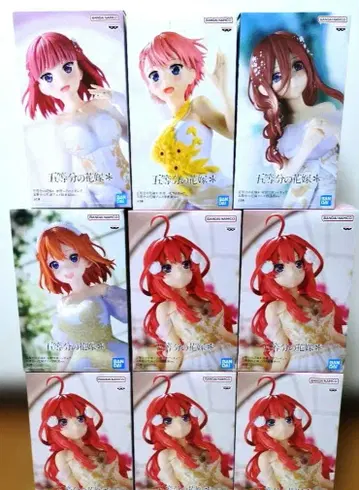 피규어 9개 세트 5등분의 신부 애니메이션 원화전 ver.