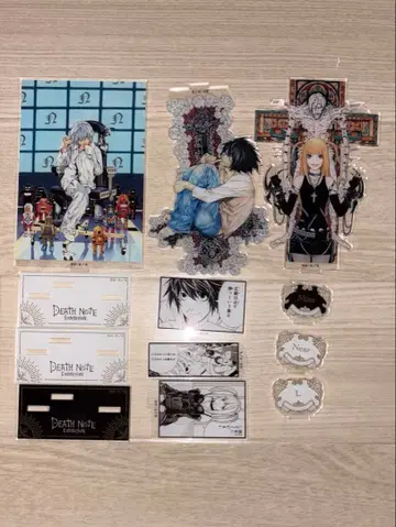DEATHNOTE 데스노트전 아크릴 디오라마 L 니어 미사 세트