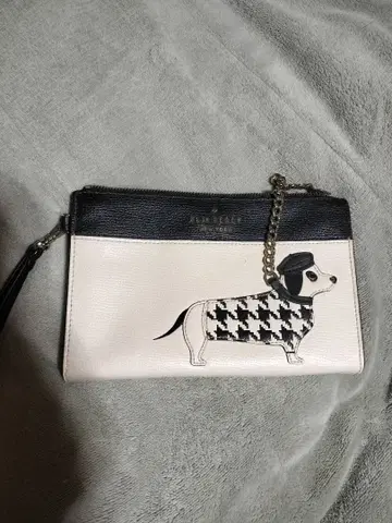 케이트 스페이드 닥스훈트 체인 리스트렛 파우치