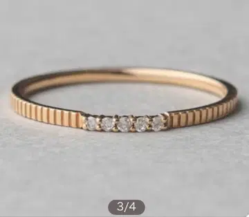 ete k10 PG 레이어드 다이아몬드 반지 9호