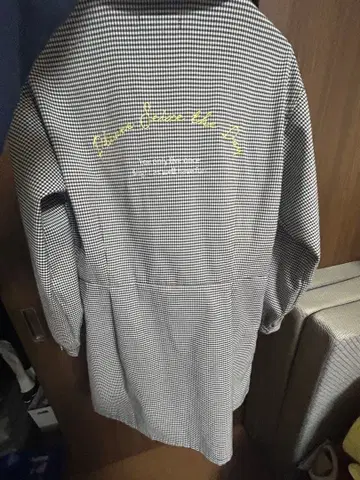 체크 무늬 셔츠 원피스 (M 사이즈) 롱 스커트 (S 사이즈)