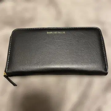 SHIPS JET BLUE 블랙 장지갑