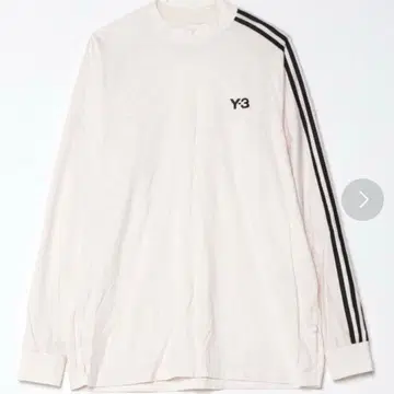 Y-3 라인 원포인트 로고 티셔츠