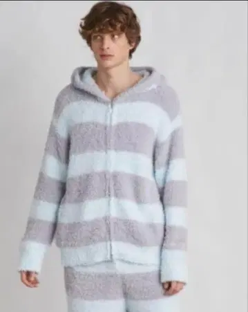 젤라토 피케 HOMME 젤라토 컬러 2 보더 후드티