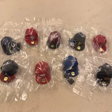 [ 미개봉 ] 뉴에라 가챠 MLB 미니어처 캡 9개 세트