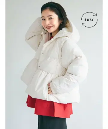 택 포함 새상품 개더 충전솜 아우터