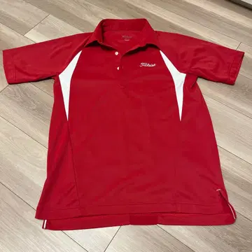 Titleist 레드 피케 셔츠 L