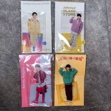 [ 새상품 미사용 ] 나니와단시 나가오 켄토 아크릴 스탠드 4개 세트