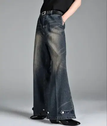 ADRER 엑스트라 퀄리티 와이드 플레어 팬츠