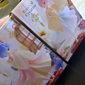 2개 세트 리제로 렘 라무 피규어 Re: 제로부터 시작하는 이세계 생활