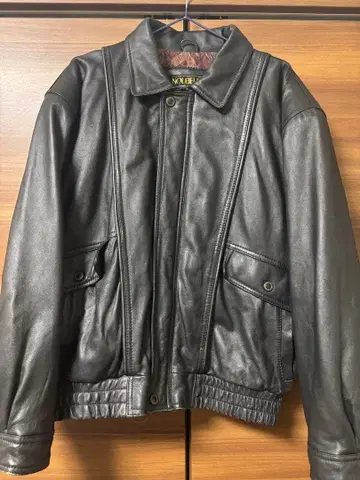 NOUBELLE 90s A-2 가죽 자켓 아메카지 빈티지 양가죽