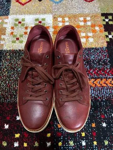 ALLEN EDMONDS 레드 브라운 스니커즈 28cm