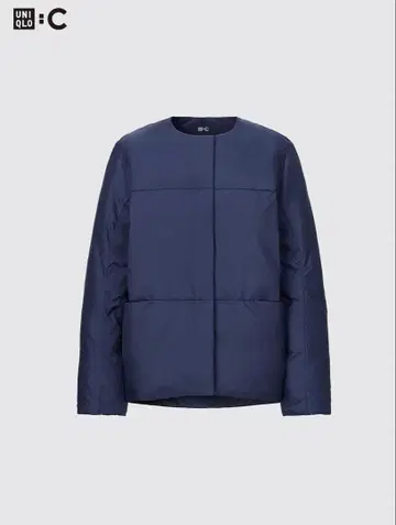 고품질 UNIQLO:C 유니클로 시 라이트 다운 자켓 네이비 L