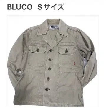 부루코 BLUCO 헤링본 워크 자켓 S