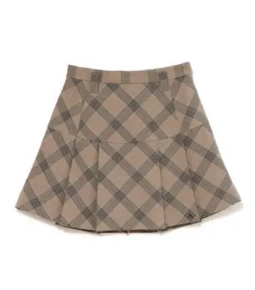 당일 발송 M Coco check mini pleats skirt