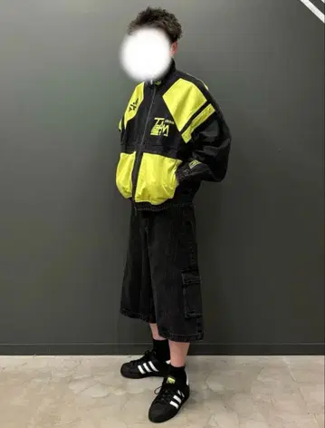 ADIDAS Adilenium 시즌 2 모토 데님 자켓, L 사이즈