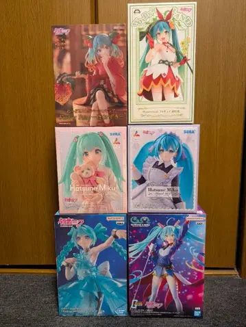 하츠네 미쿠 피규어 6개 세트