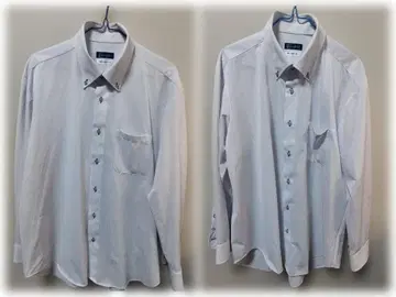 i-shirt 화이트 긴팔 셔츠 43-84 2장 세트 스트라이프 3