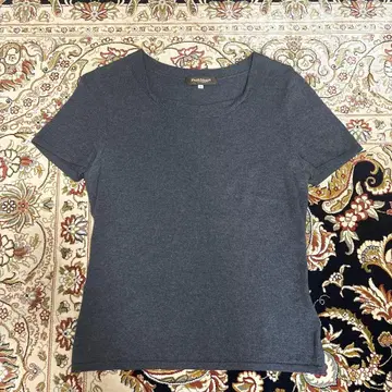 폴 스튜어트 반팔 니트 다크 그레이