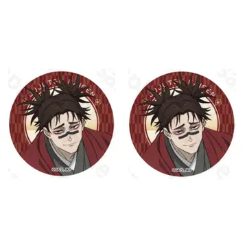 주술회전 KITTE 콜라보 트레이딩 캔뱃지 쵸소우 2개