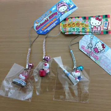 지역 한정 키티 스트랩 끈 도쿄 한정 당시 물품