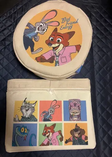 주토피아2 아베일 시마무라 뚜껑 포함 수납 박스 2개 세트