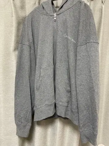 Calvin Klein Jeans 그레이 후드티 L 사이즈