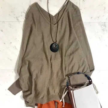 인기 스테디셀러 리에스 울 100% V넥 돌먼 풀오버 니트