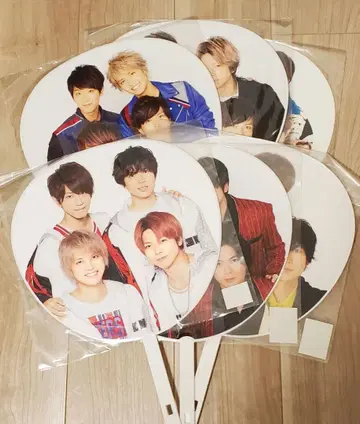 NEWS 카우콘 집합 부채 6장 세트