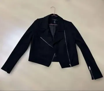 H&M 블랙 라이더 자켓