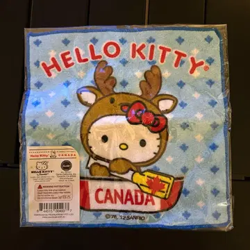 산리오 헬로키티 지역 한정 키티 캐나다 손수건 타월
