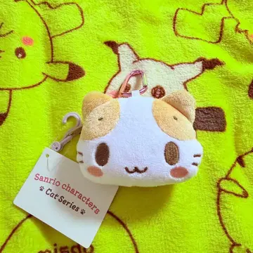 시마무라 마쉬멜로우 같은 폭신폭신 냥코 봉제 인형 파우치