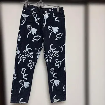 Paul Smith 아트 프린트 데님 팬츠