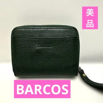 새상품급 BARCOS 다크 그린 접이식 지갑