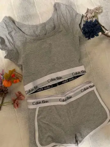 캘빈 클라인 그레이 셋업 S