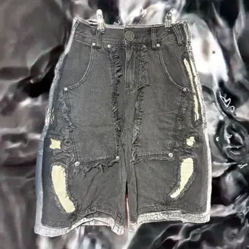 skoot UNDERWORLD JORTS / BLK 하프 팬츠