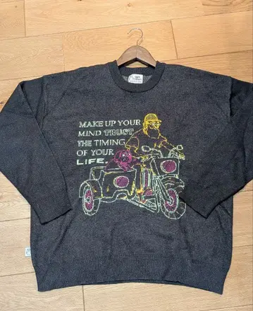 짐 마스터 바이크 프린트 맨투맨 L