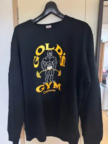 GOLD'S GYM 블랙 맨투맨 XL 새상품