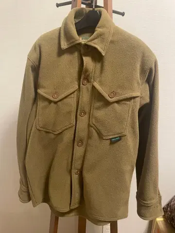 DAY ONE 플리스 셔츠 자켓 카키