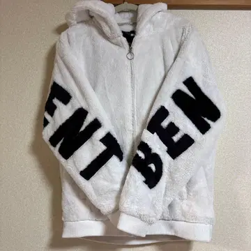 NOBLE 플리스 자켓 L 화이트